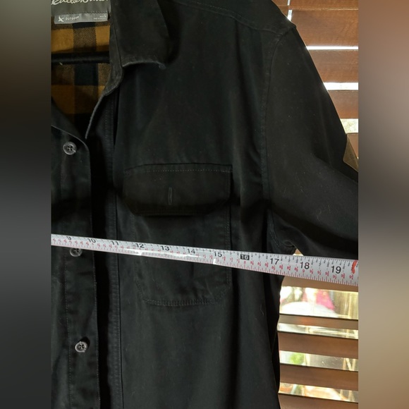 Men’s EDDIE BAUER BUTTON UP JACKET WITH FLANNEL INTERIOR - Picture 13 of 13